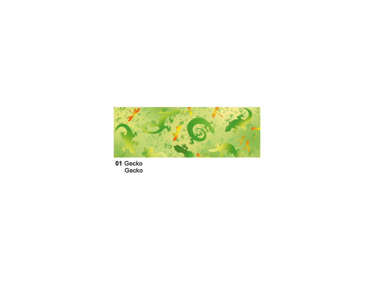URSUS Papier transparent A4 50524601 faune Gecko 5 pcs. (4008525681861)