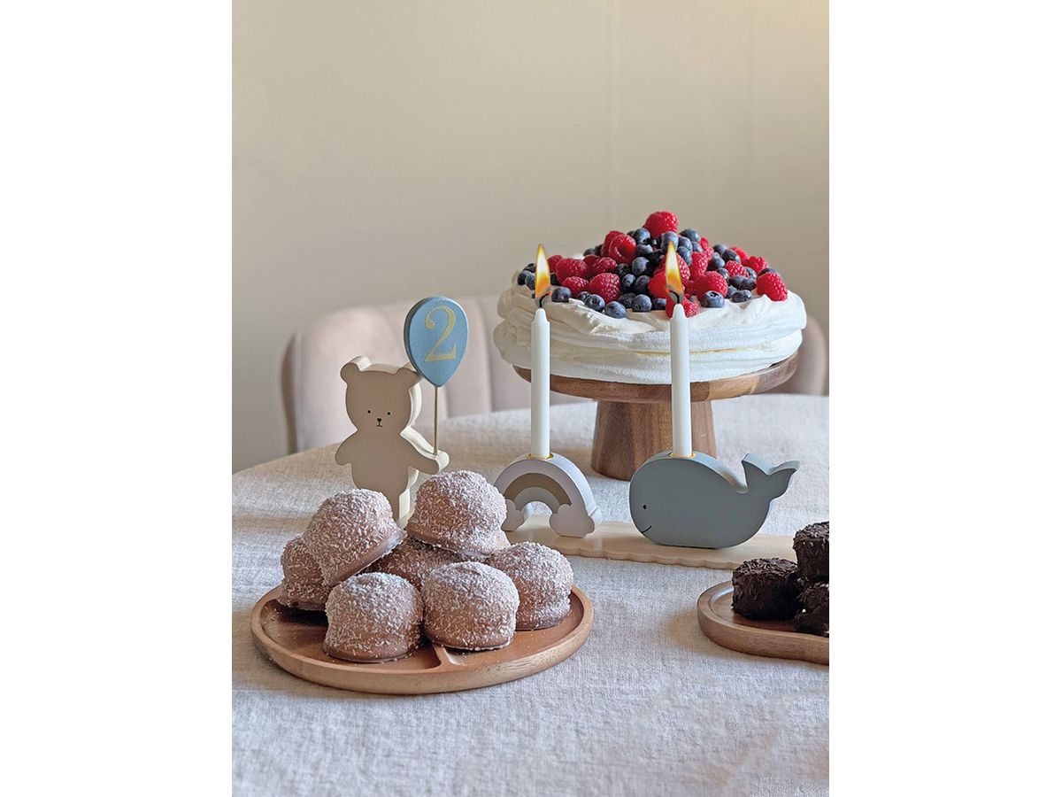 JABADABADO Decorazione di compleanno 63cm T312 azzurro 11 pezzi (7332599003128)