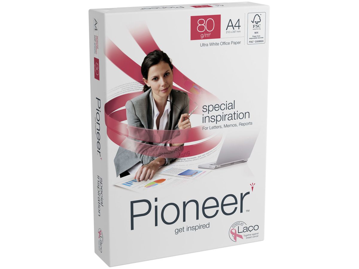 PIONEER Papier Inspiration A4 406946 80g blanc 500 feuilles (5602007304591)
