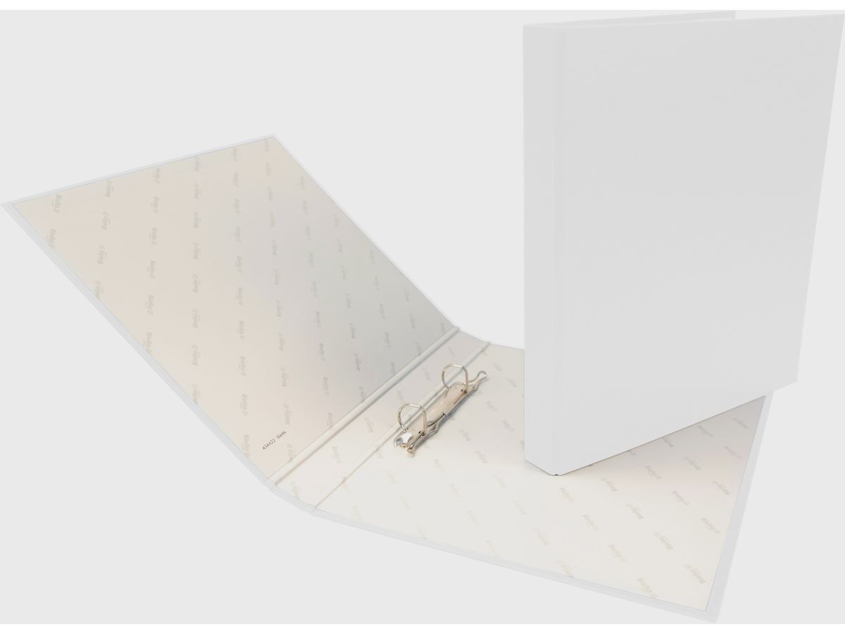 BIELLA Cart. anelli Ringo-Plast 3.5cm 43442201U bianco 2 anelli A4 (7611365359875)