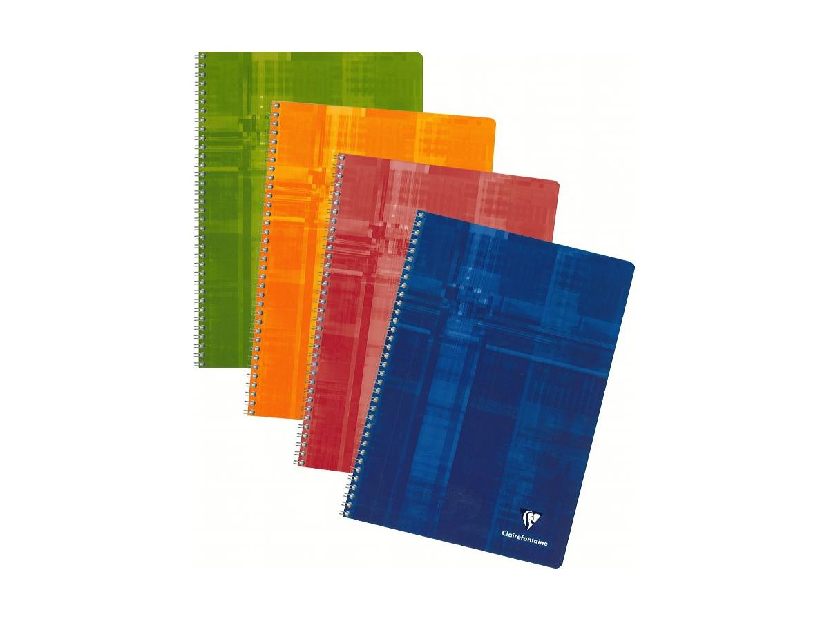 CLAIREFONTAINE Mosai Matris Spiralheft A4 68141 m. Kolonne, ass. 50 Blatt (3329680681413)