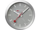 MONDAINE Wand / Tischuhr 125mm A997.86SBV.1 grau, Weckfunktion (7611382636041)