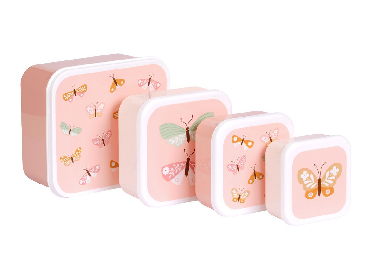 ALLC Lunch & Snackbox Set SBSEBU42 Butterflies (8719715001920)