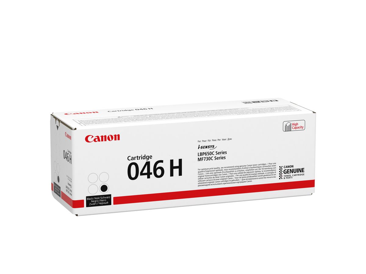 CANON Cartouche toner 046 H noir 1254C002 LBP653Cdw/654Cx 6300 pages (4549292074055)