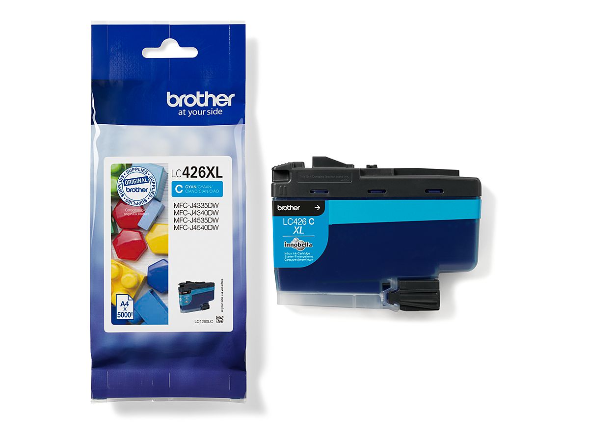 BROTHER Cart. d'inchiostro HY cyan LC-426XLC MFC-J4335 5000 pagine (4977766809528)