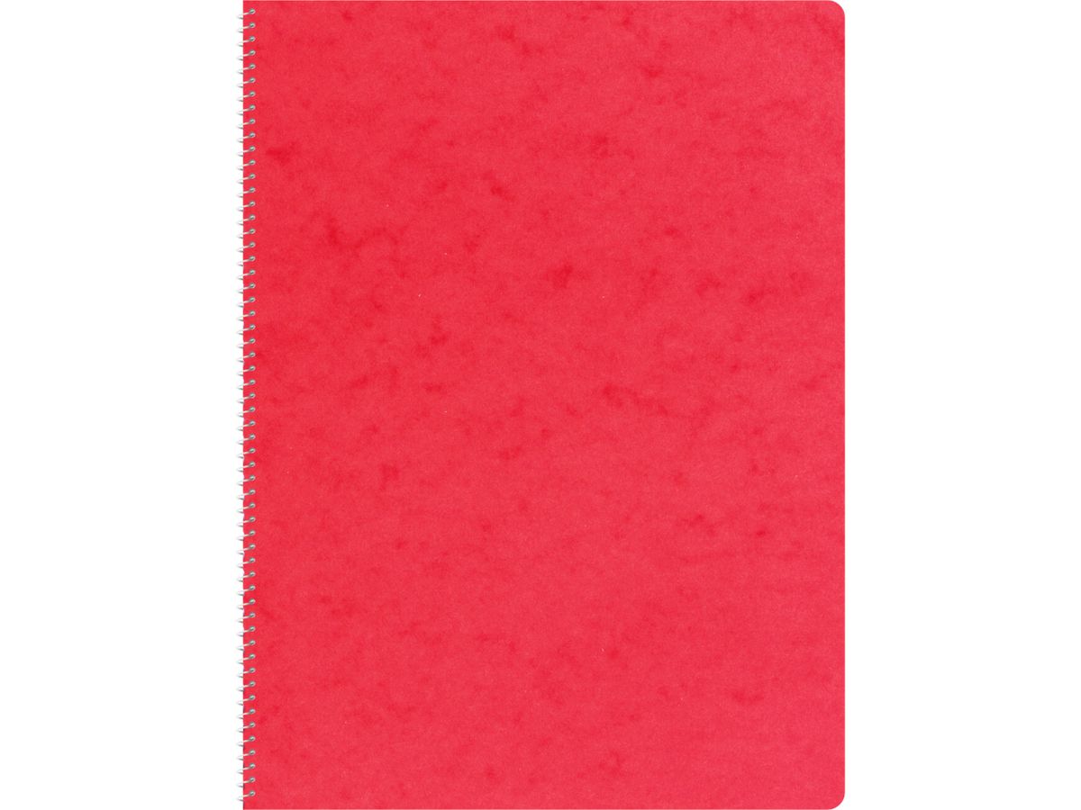 NOVOOO Spiralheft ass. A4 729783 kariert, 4mm, 80g 48 Blatt (9010729086828)