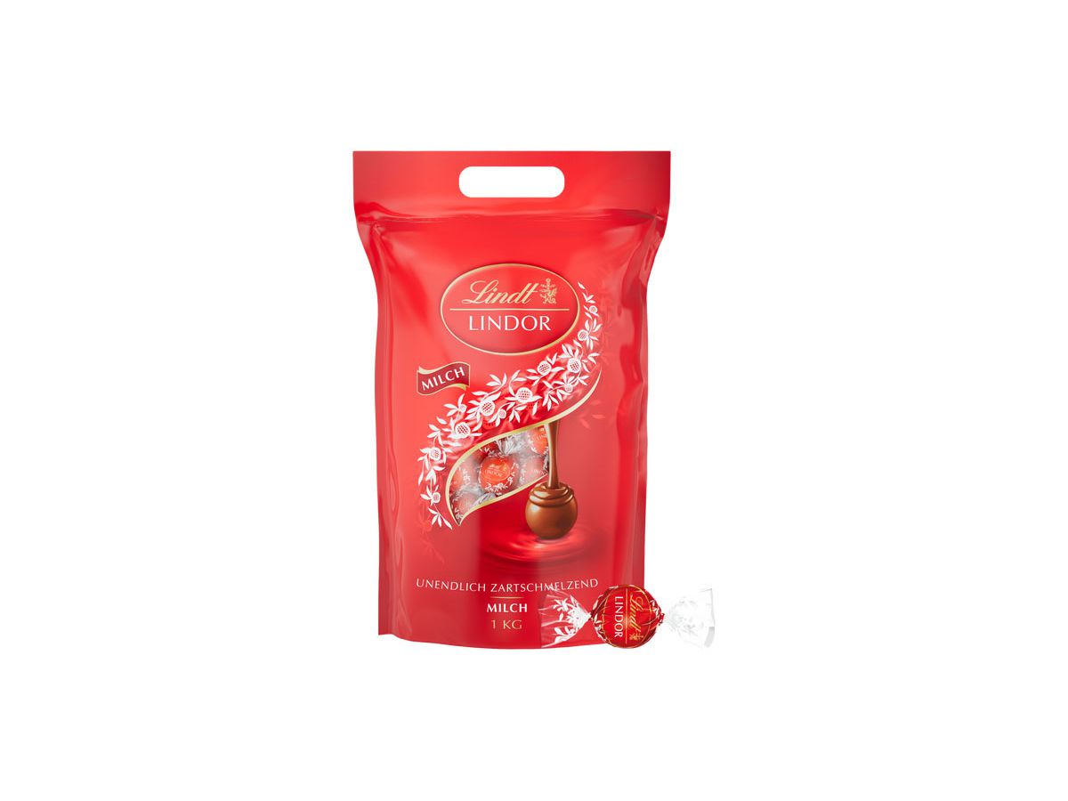 LINDT Lindor Boules Lait 461145 1000g (7610400091336)