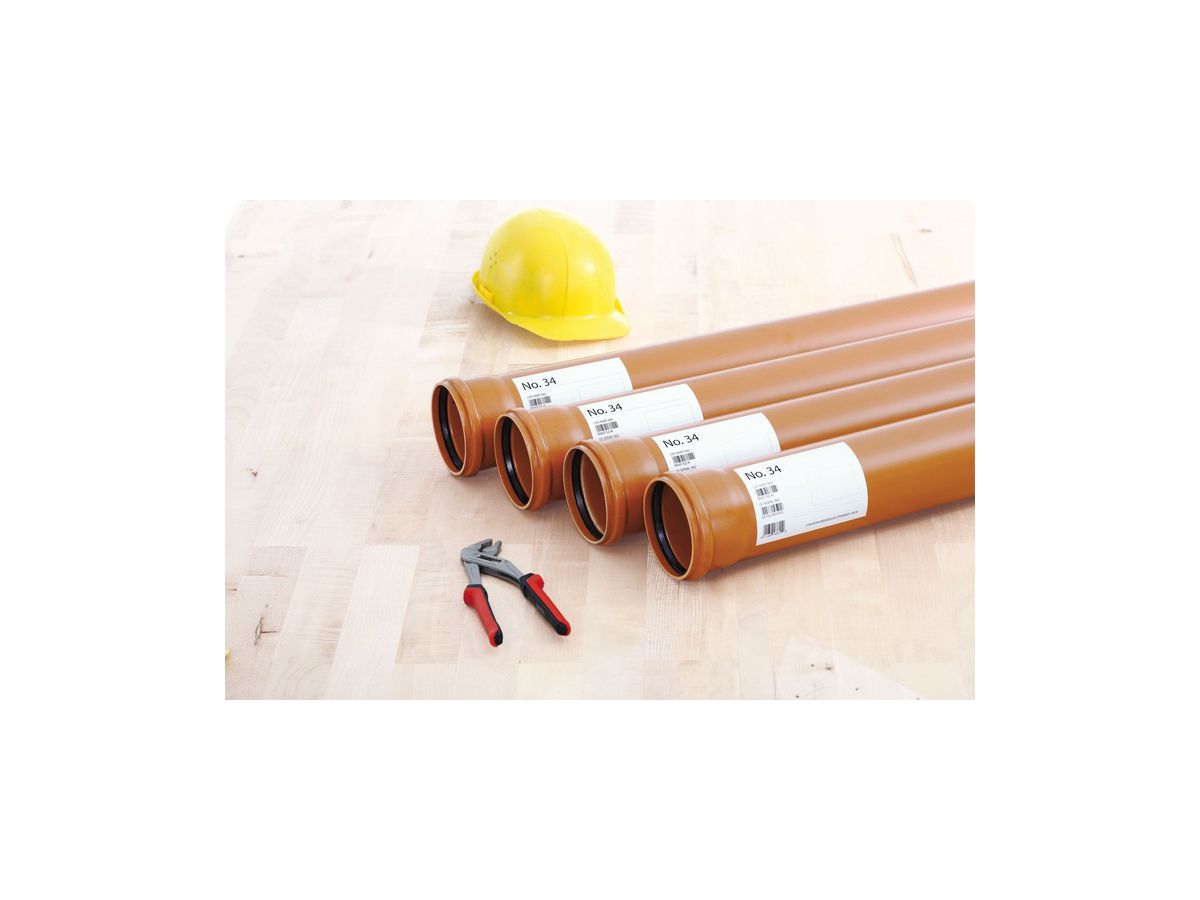 HERMA Étiquettes PP 63,5x33,9mm 9532 blanc 240 pcs./10 flls. (4008705095327)