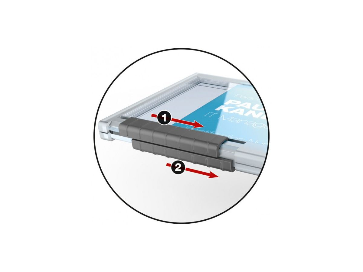 DURABLE Card holder PUSHBOX DUO 892119 p. 2 carte 10 pezzi (4005546808789)