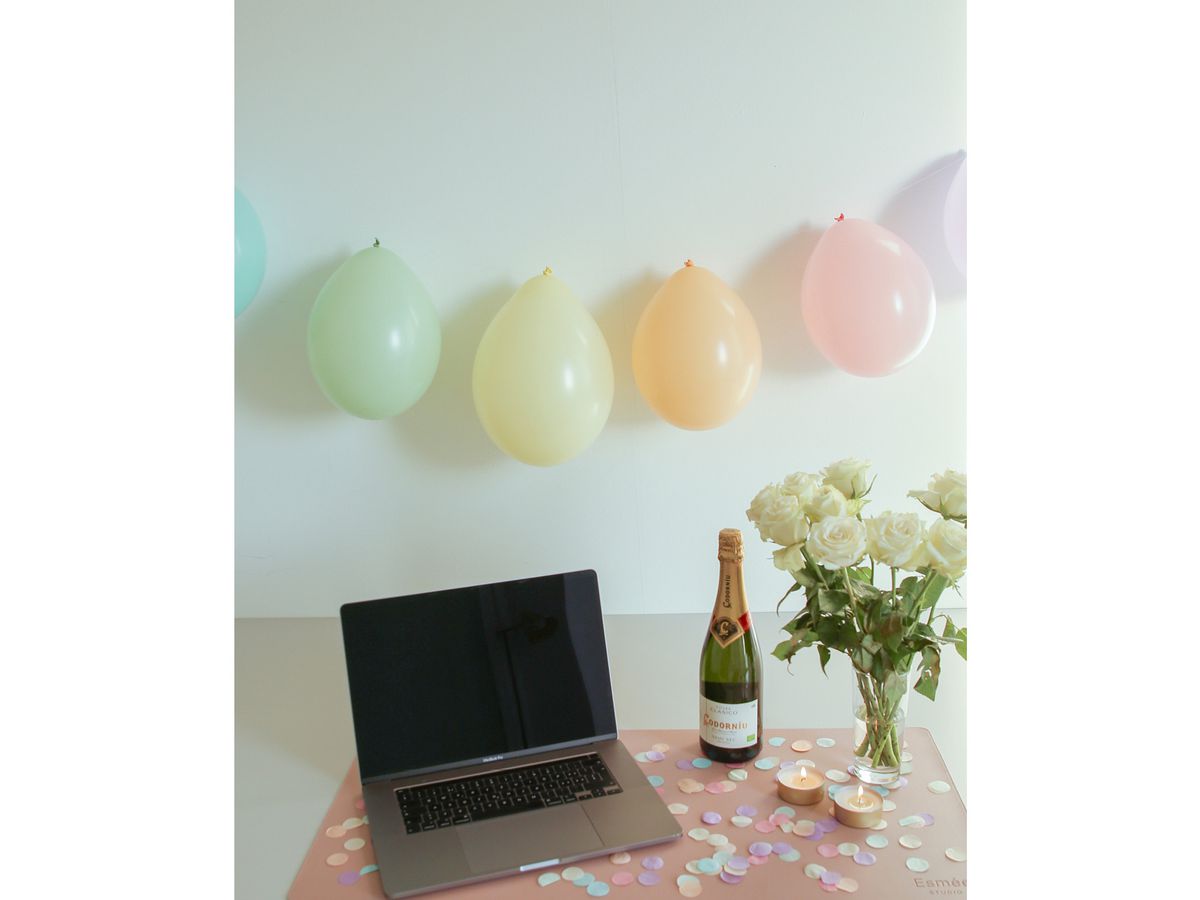 I AM CREATIVE Ballons 27cm 6010.79 pastell 50 Stück (7611983224586)