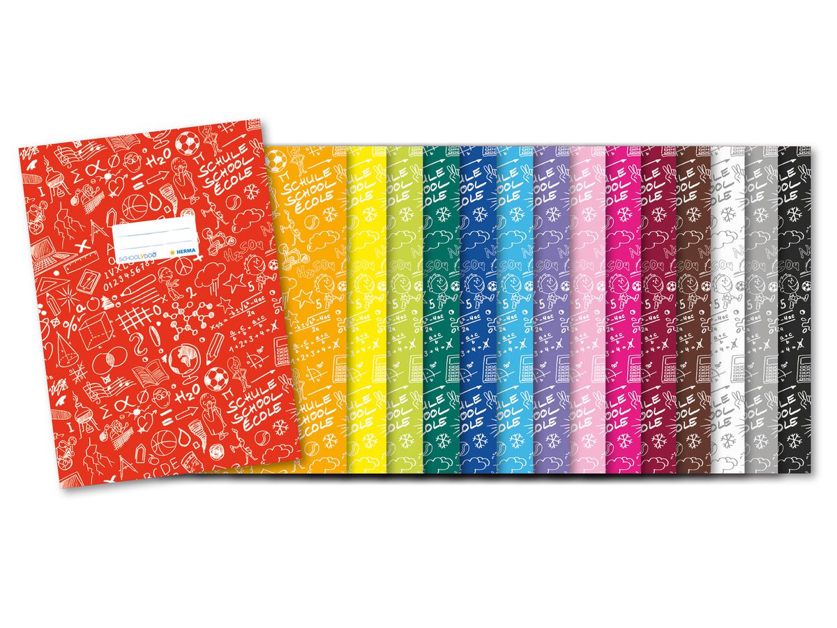 HERMA Buste per quaderni A4 19403 rosso (4008705194037)