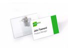 DURABLE Namensschild m/Klemme 90x54mm 861019 5 Stück transp. Kunststoff (4005546805542)