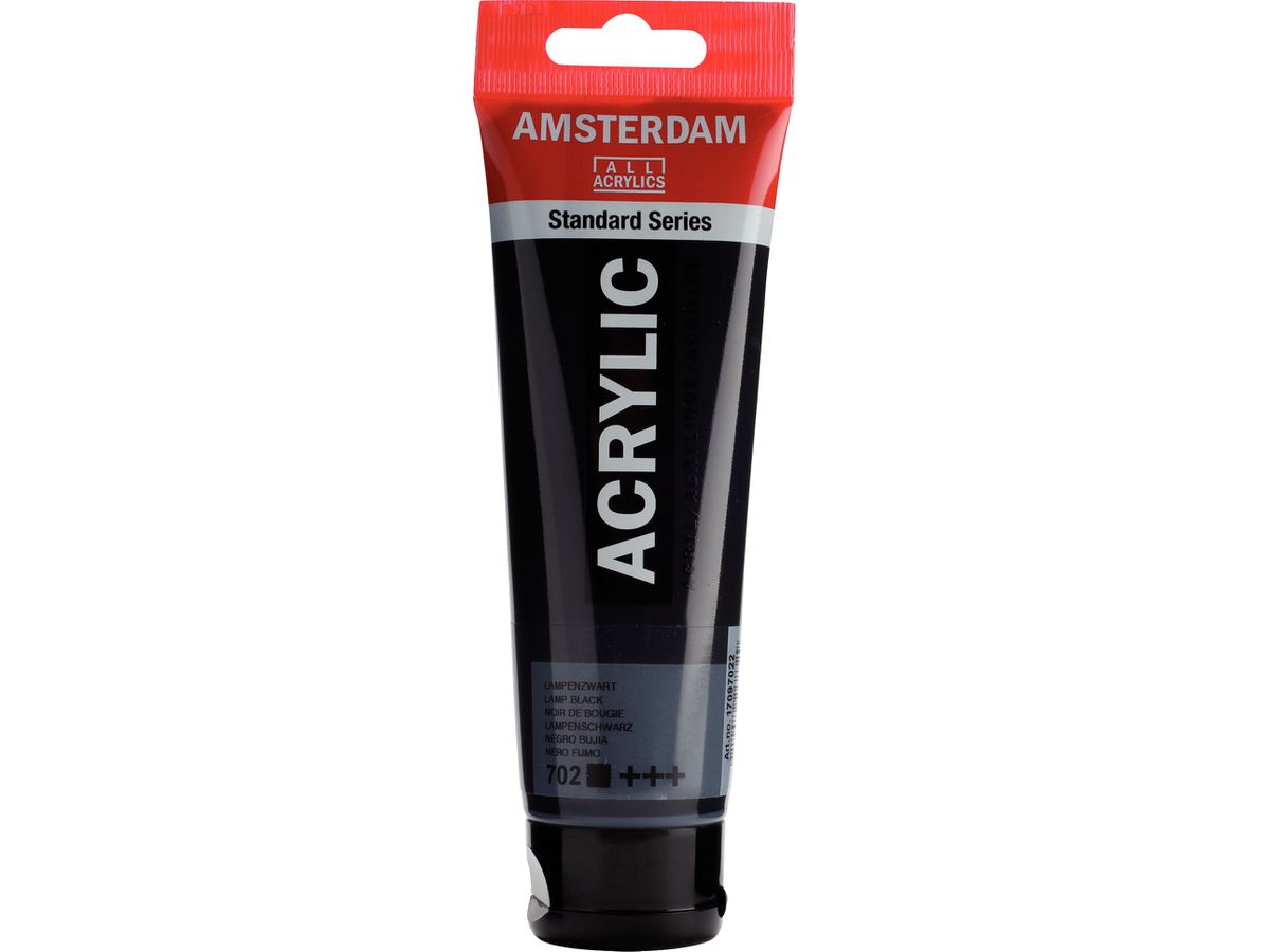 AMSTERDAM Acrylfarbe 120ml 17097022 lampenschwarz 702 (8712079268329)