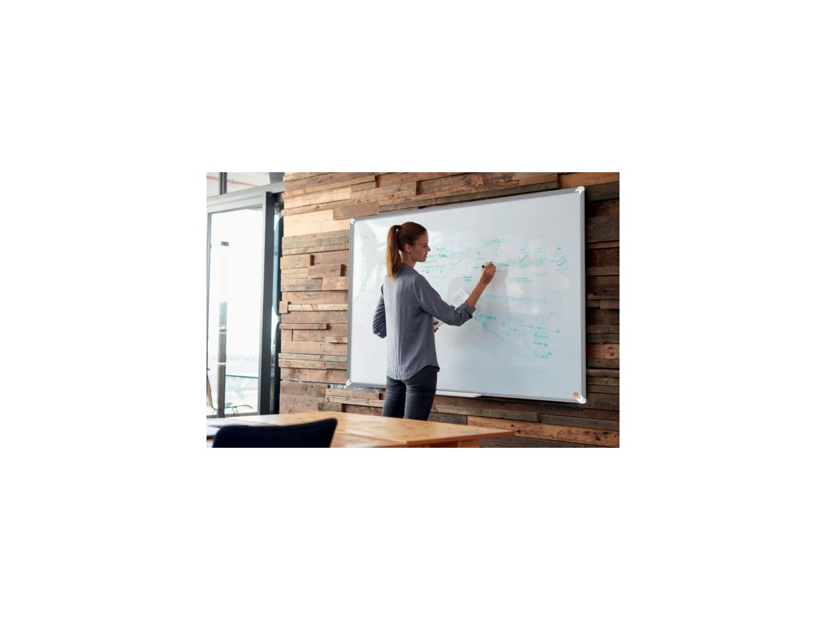 NOBO Whiteboard Premium Plus 1915150 Aluminium, 100x200cm (5028252608220)
