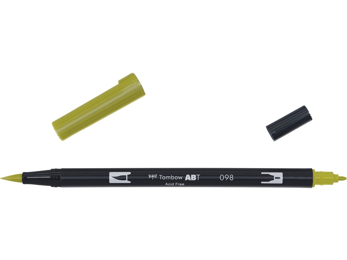 TOMBOW Dual Brush Pen ABT 098 avocado (4901991901221)