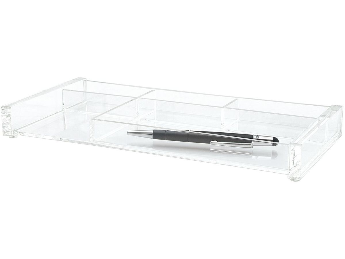 WEDO Stifteschale CRISTALLIC 601616 27x3x12.5cm Acryl transp. (4003801850948)