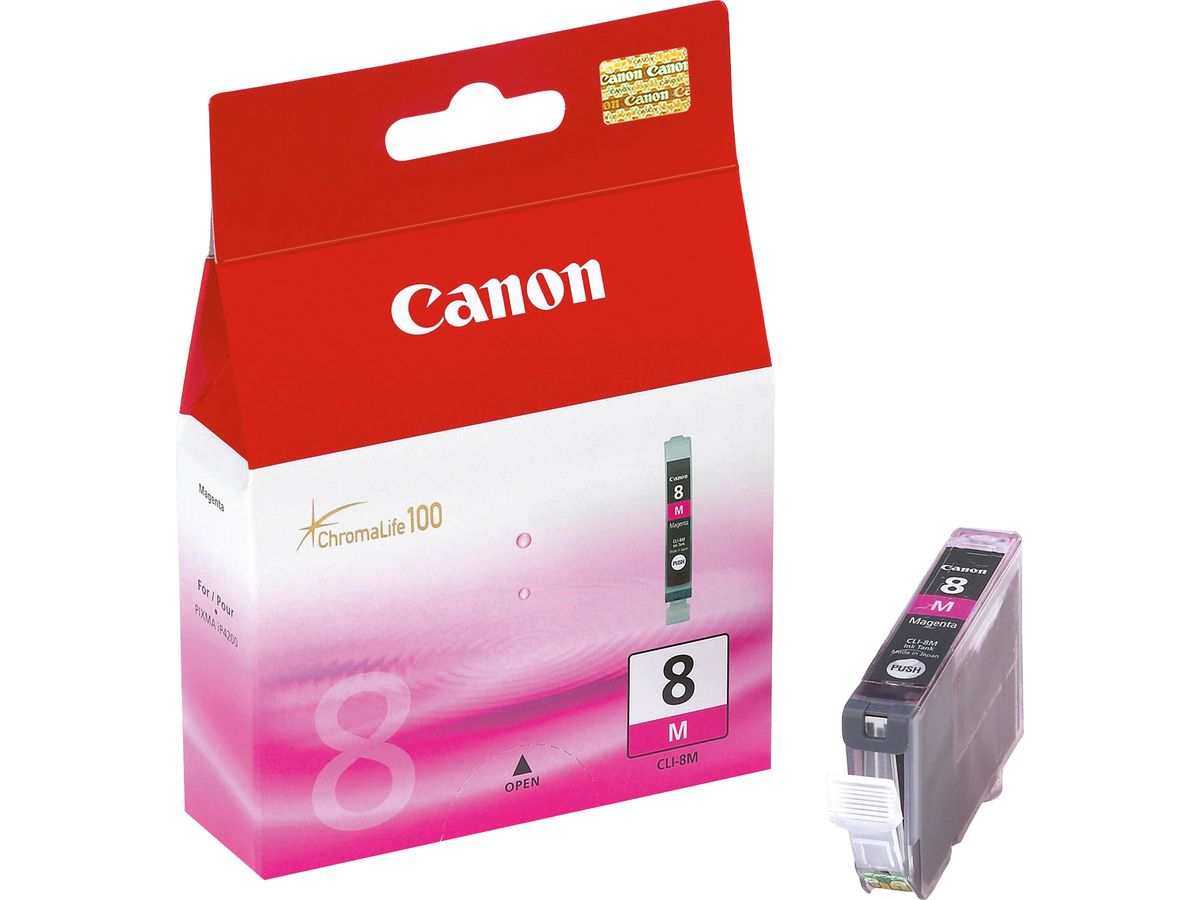 CANON Cart. d'inchiostro magenta CLI-8M PIXMA iP 5200 13ml (4960999272702)