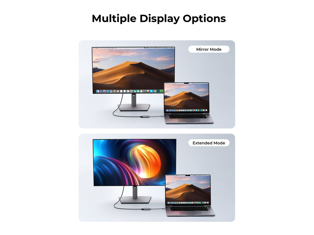 AUKEY USB-C to DP Adapter UH-D01 TravelDok 8K (0689323790876)