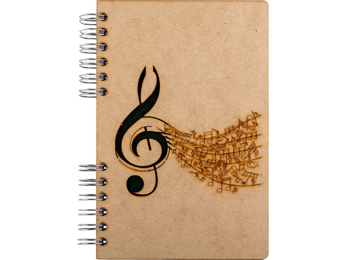 KOMONI Taccuino Musik A5 MUZ5G foderato 90 fogli (8720634482844)