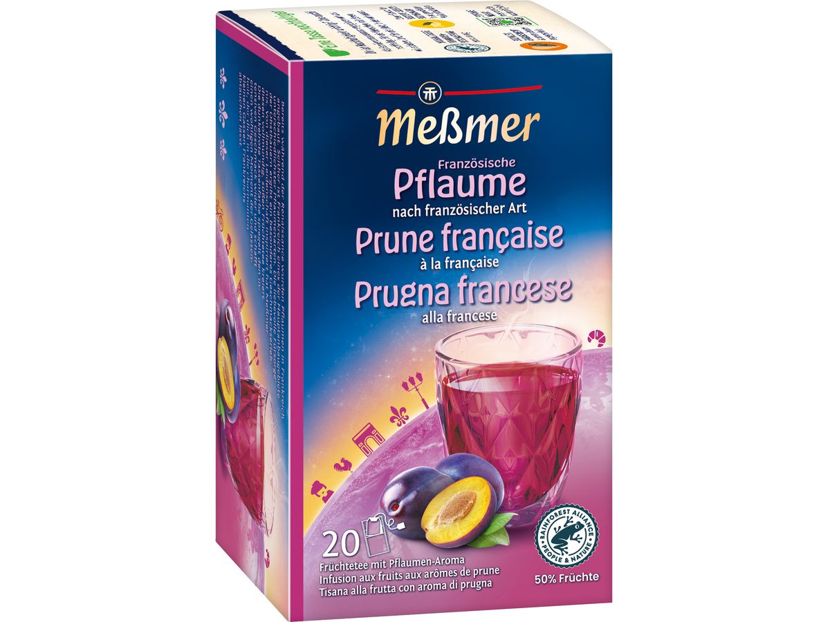 MESSMER Französische Pflaume 10852700 Beutel 2.25g, 20 Stk. (4002221051751)