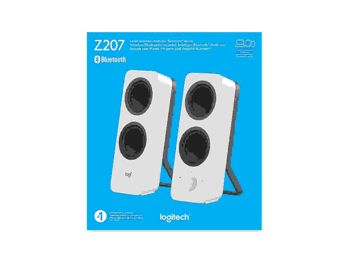 LOGITECH Z207 BT PC-Speakers 2.0 white 980-001292 (5099206075009)