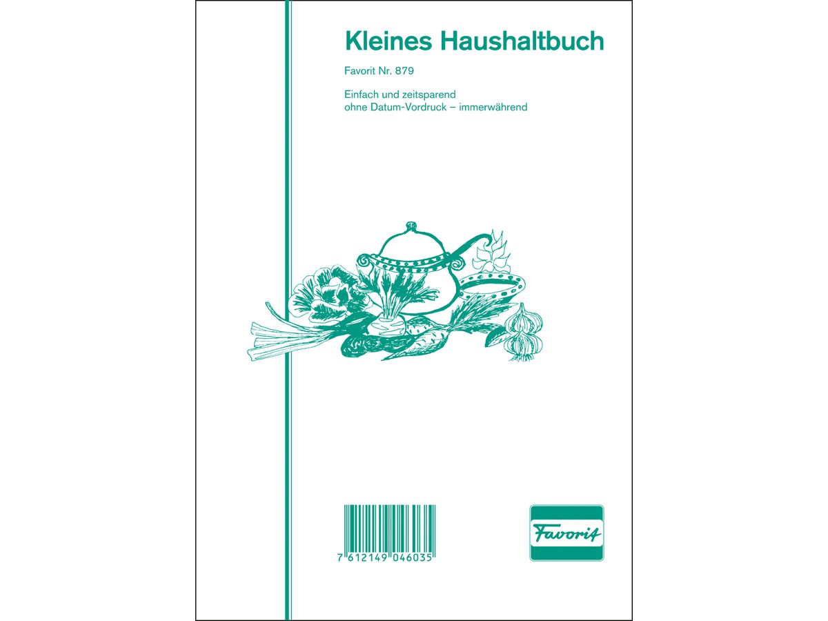 FAVORIT Haushaltungsbuch D A5 879 D 24 Blatt (7612149046035)