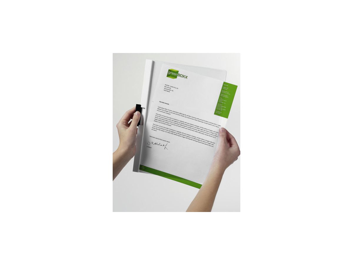 DURABLE Klemmhefter DURACLIP 30 220009 für 30 Blatt A4 orange (4005546210353)