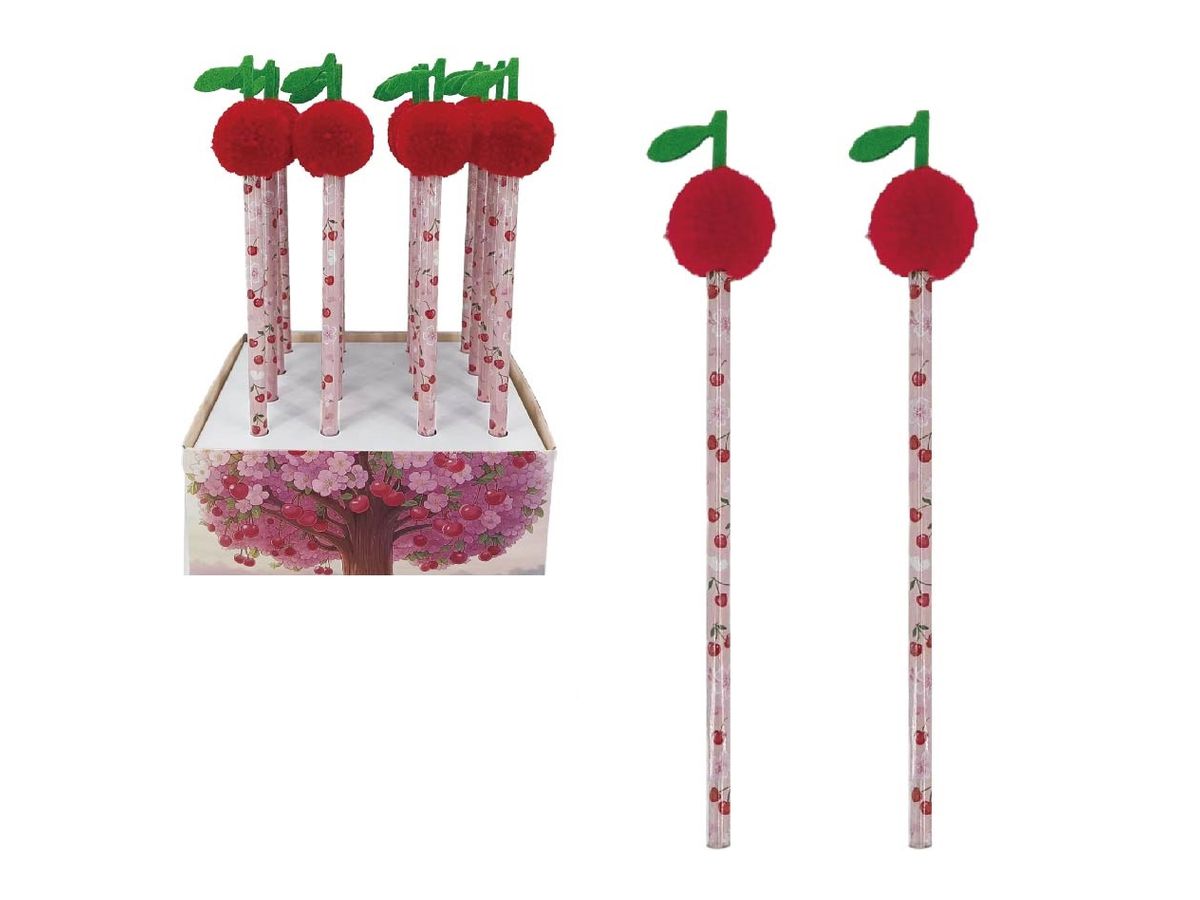 ROOST Bleistift Kirsche HPTS-165 PomPom (7612532060396)