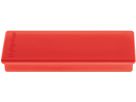 MAGNETOPLAN Rechteck-Magnethalter 1665106 rot 10 Stk. (4013695011172)