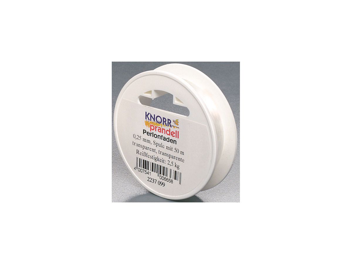 KNORR PRANDELL Perlonfaden 50mx0,25mm 2237099 transparent (4007541006658)