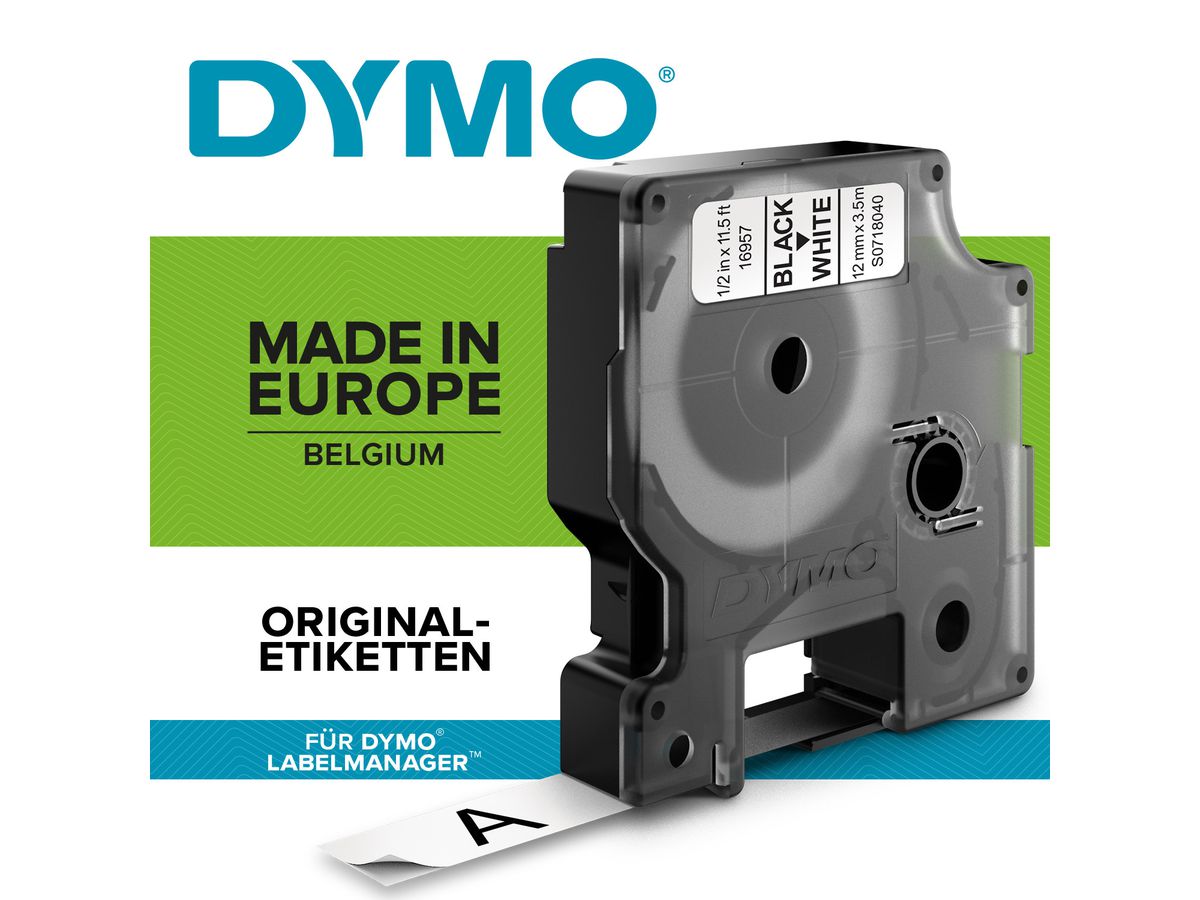 DYMO Nastro D1 nero/trasp. S0720500 12mm/7m (5411313450102)