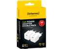 INTENSO Power Charger 30W GaN white 7803032 1 x USB-C each Double Pack (4034303034055)
