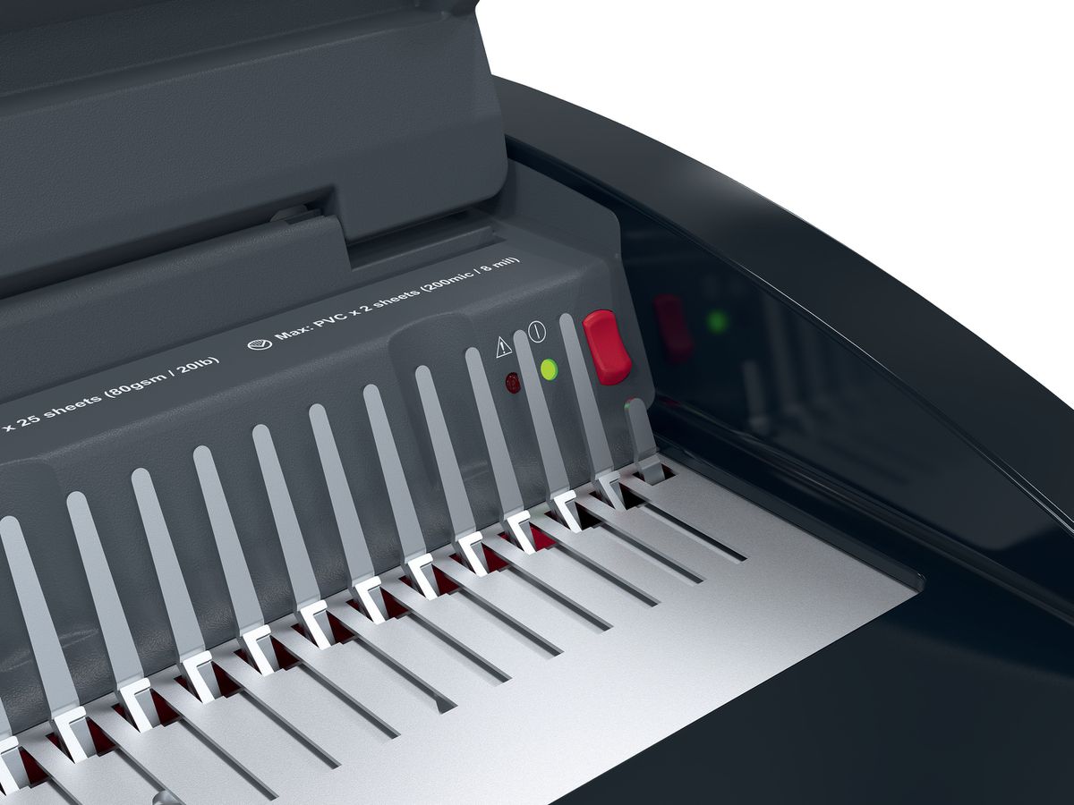 GBC Plastikbindegerät CombBind A4 4410064CH CB25E, 390 Seiten (5028252650410)
