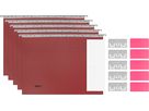 BIELLA Hängemappen-Set A4 27145545U rot 32x25cm 5 Stück (7611365250370)