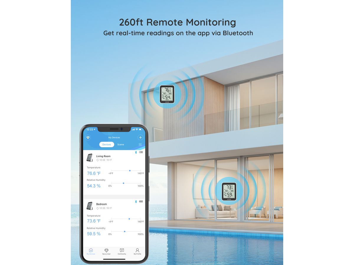 GOVEE BT Thermometer Hygrometer H5075001 weiss (6974316991489)