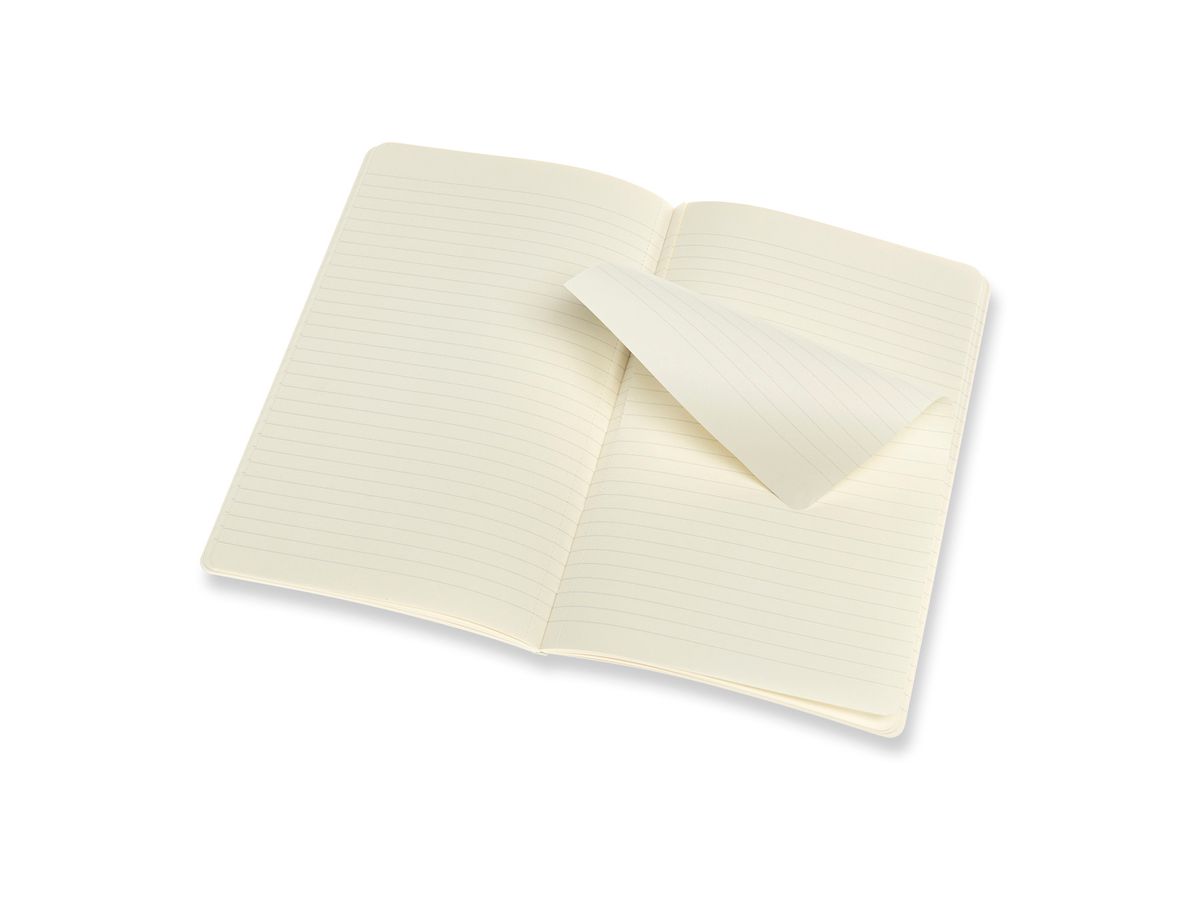 MOLESKINE Quaderno 2x 21x13cm 620596 rigato,feilchen/rosso,96p. (8058647620596)