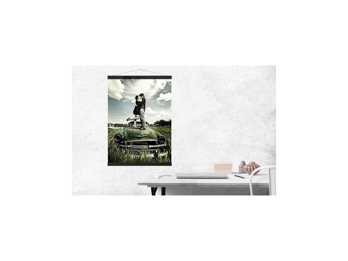 DEBEX Morsettiera poster 51x2cm LBMG nero, magnetico (7611195374284)