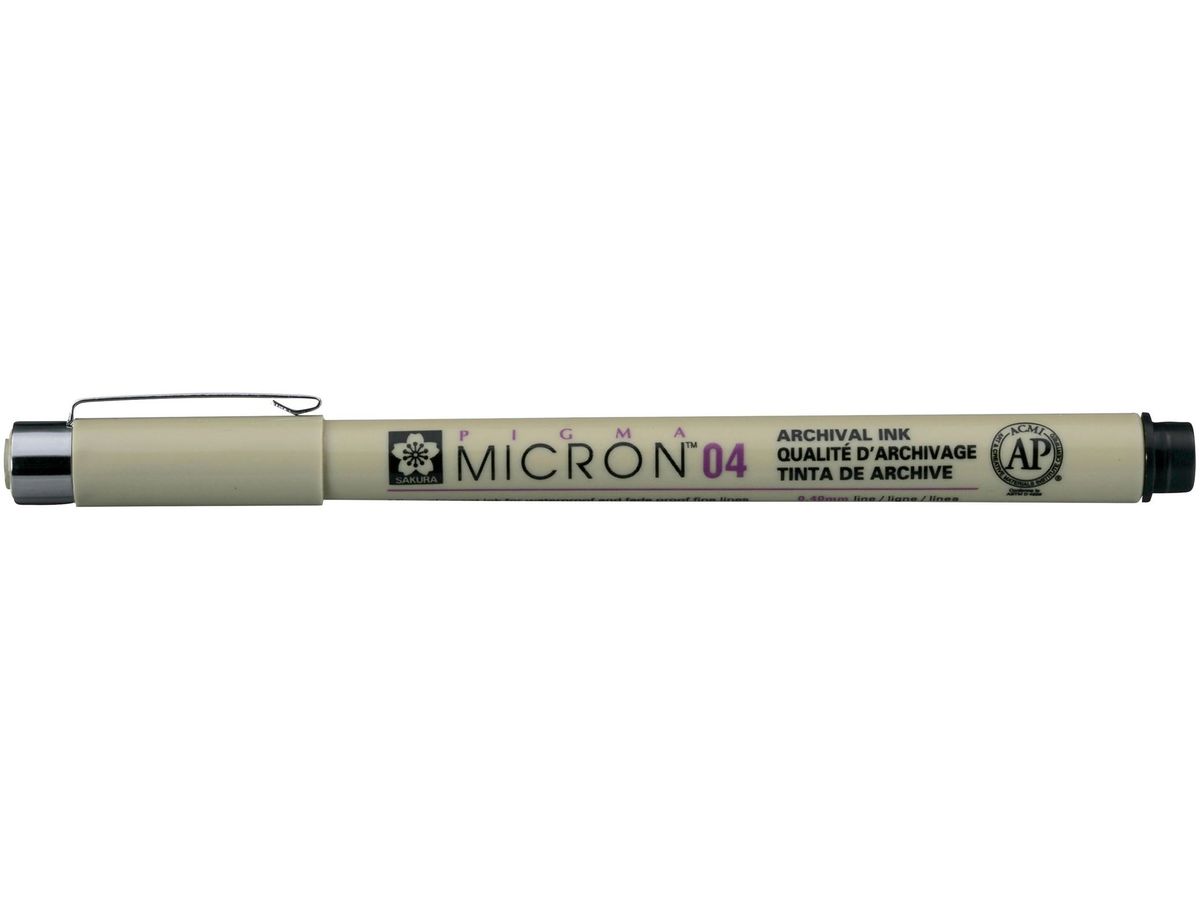 SAKURA Fineliner Pigma Micron 0,4mm XSDK0449 schwarz (0084511342132)