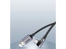 UGREEN USB-A to USB-C Cable 2m 50942 Right Angle, Space Gray (6957303859429)