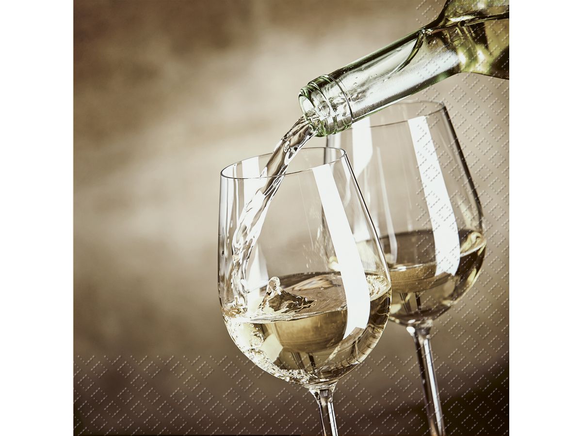 STEWO Serviettes 33x33cm 2572653555 Bianco FSC brun 20 pcs. (7630021184439)