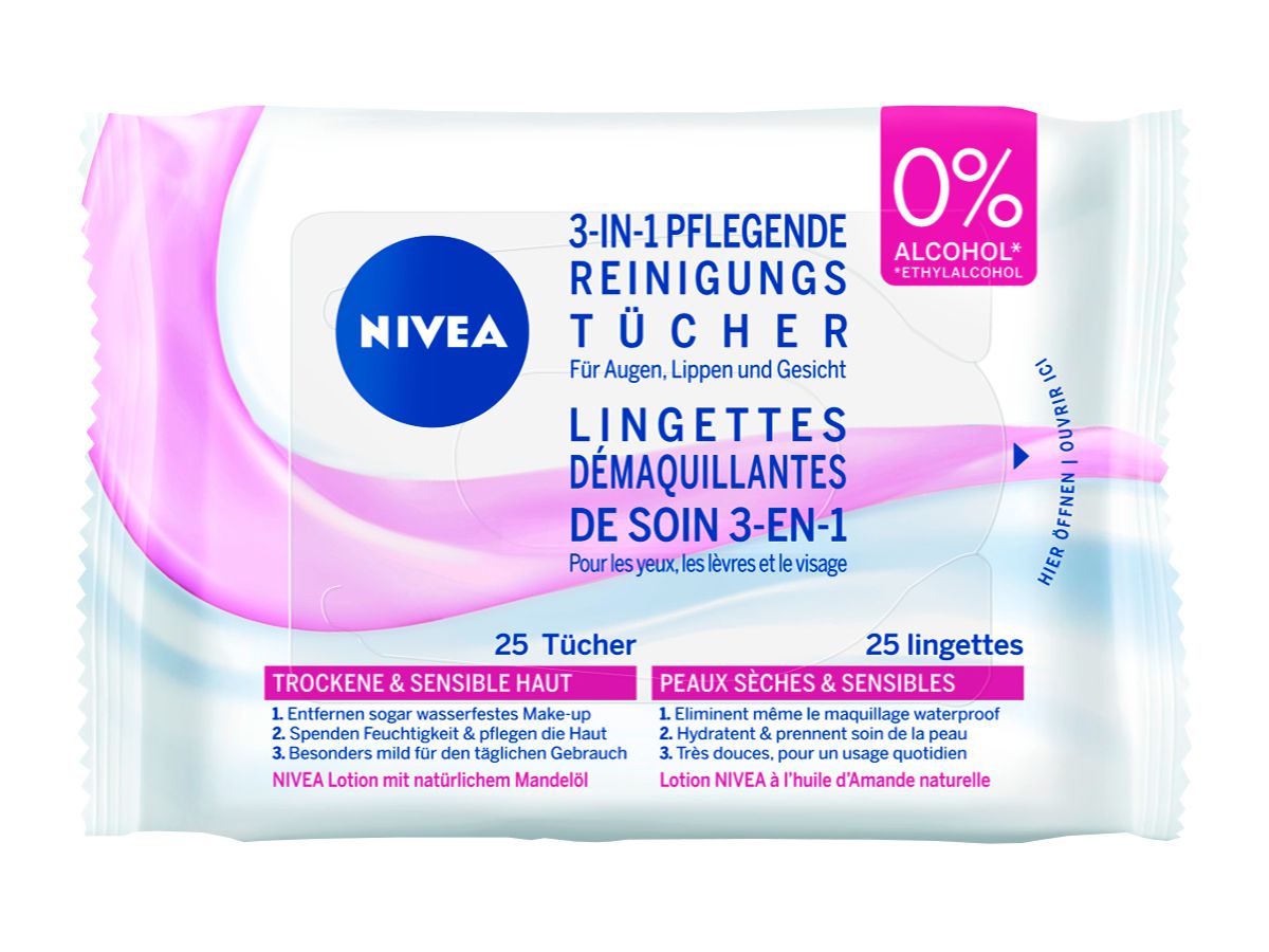 NIVEA Visage Reinigungstücher 6743 25 Stück (4005808195503)