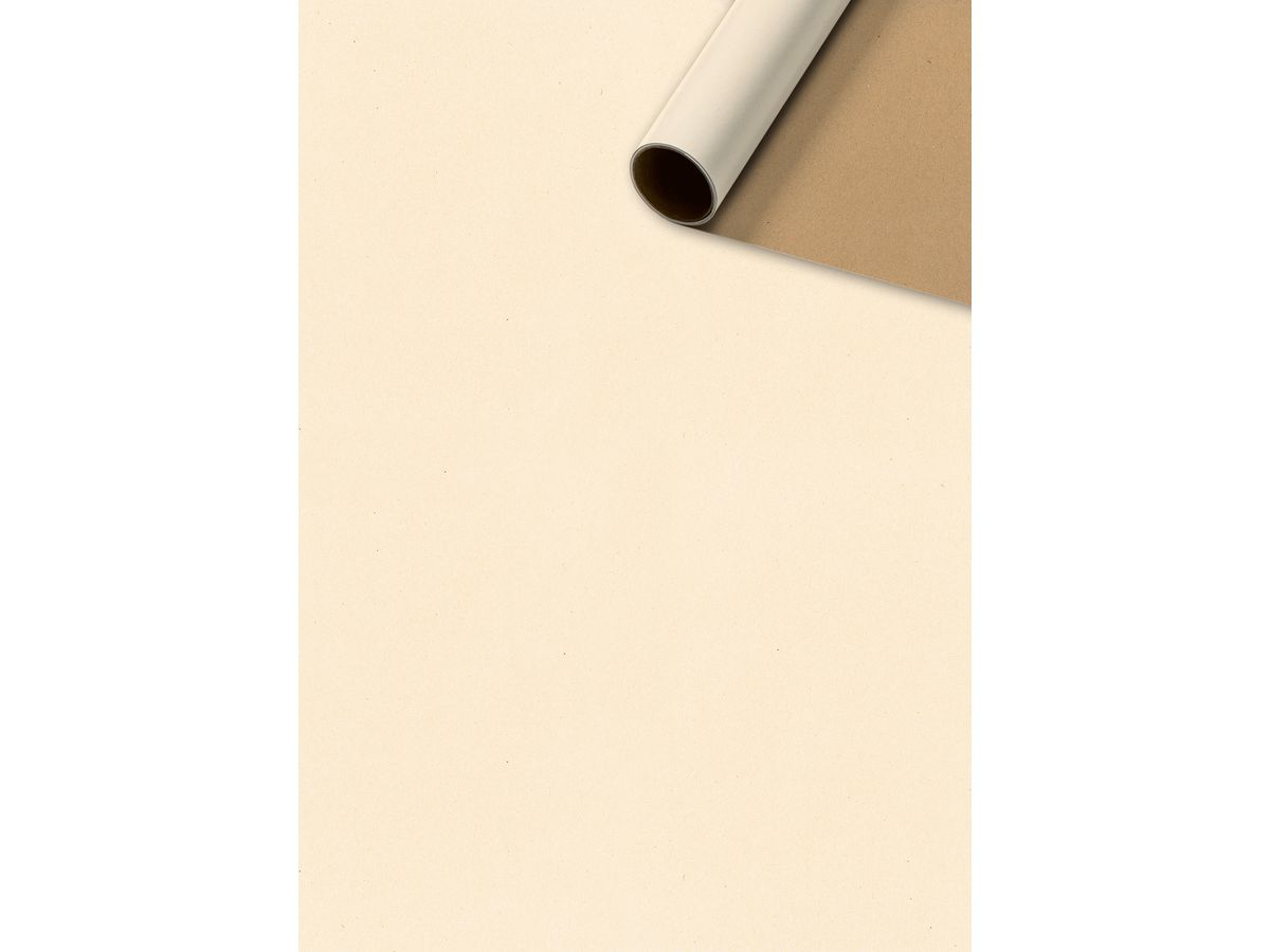 STEWO Geschenkpapier Uni Recycling 2528584750 beige 70x200cm (7630050860809)