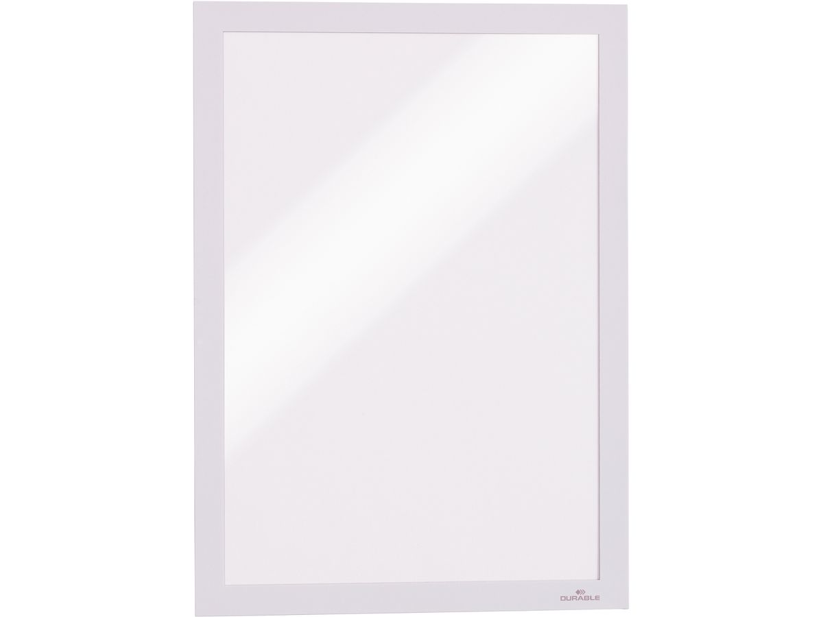 DURABLE Sichtfenster Duraframe A4 488202 weiss, selbstklebend 10 Stück (4005546406947)