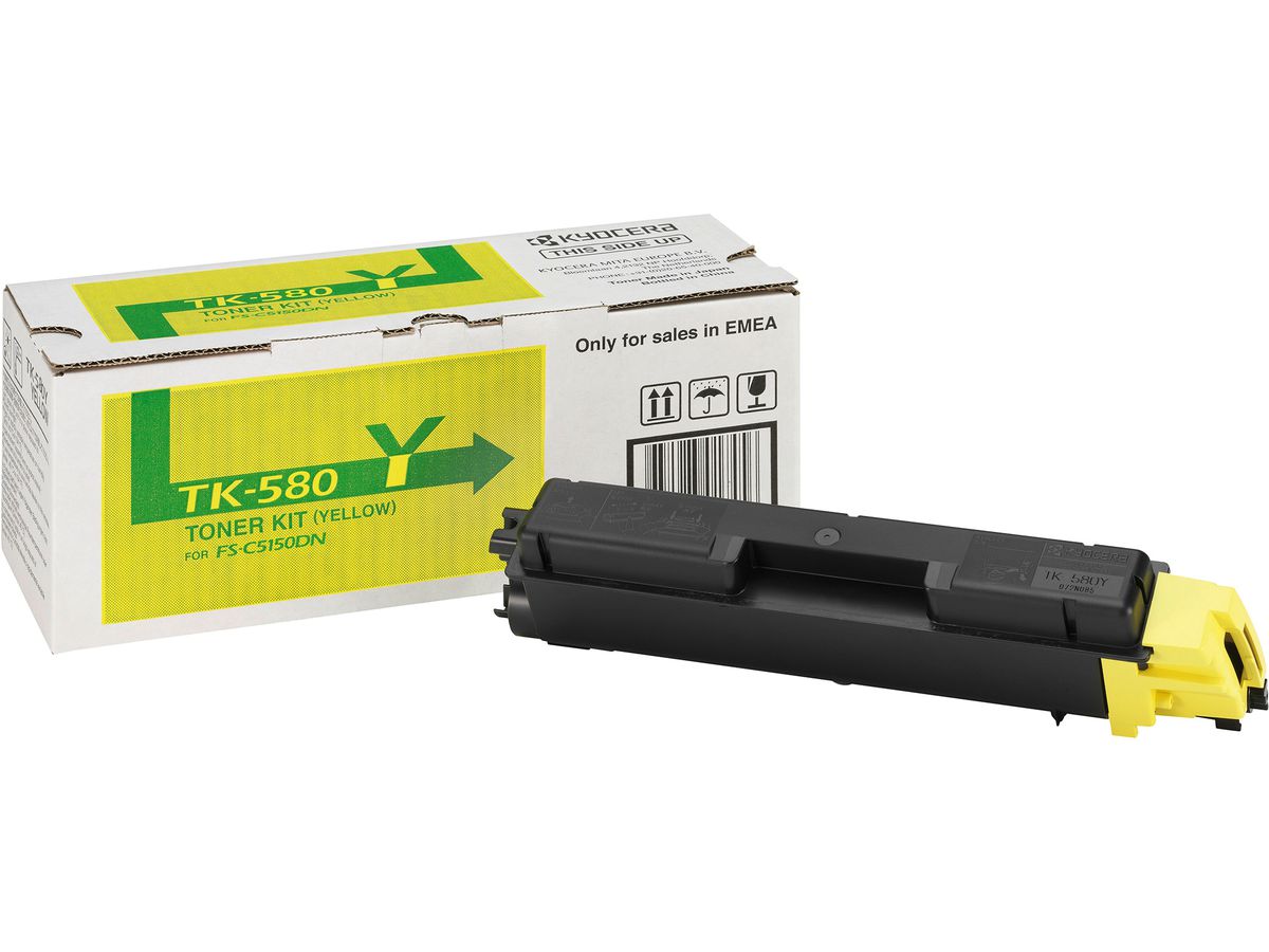 KYOCERA Modulo di toner yellow TK-580Y FS-5150DN 2800 pagine (0632983017319)
