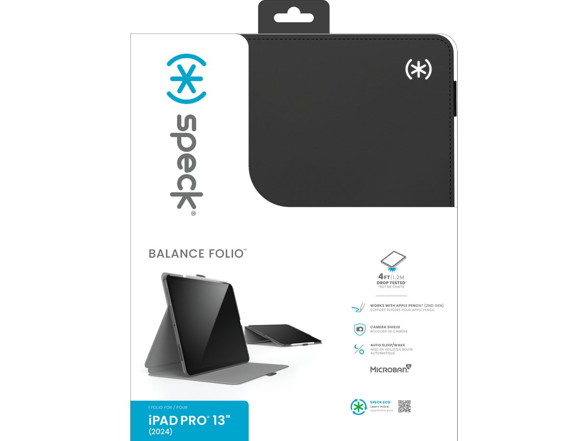 SPECK Balance Folio Black 150527-D143 iPad Pro 13 (2024) (0840168536320)