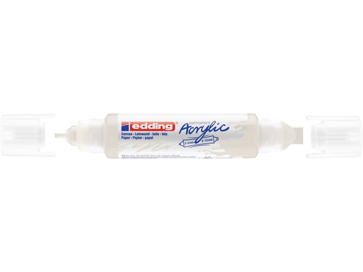 EDDING Acrylmarker 5400 double liner 5400-922 white (4057305028129)