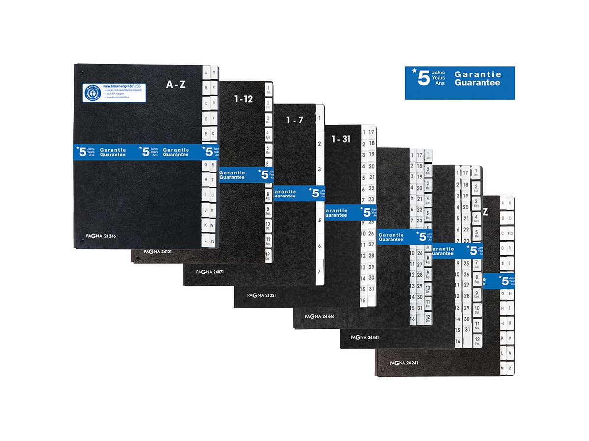 PAGNA Vorordner A4 24241-04 schwarz A-Z (4013951002067)