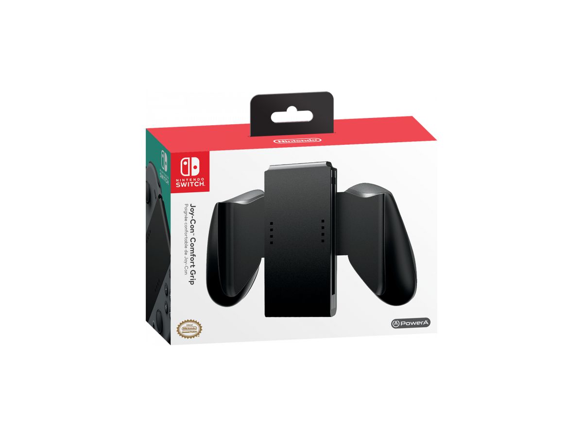 POWER A Joy-Con Comfort Grip black 1501064-01 r Nintendo Switch Licensed (0617885015847)