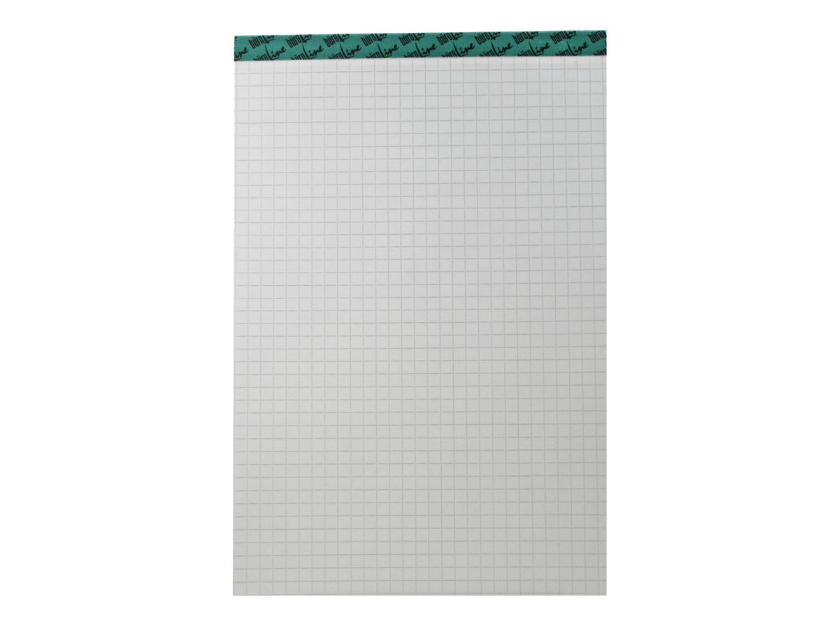 BÜROLINE Büroblock recycling A4 543244 kariert ,4mm, 65g 100 Blatt (7612532000545)