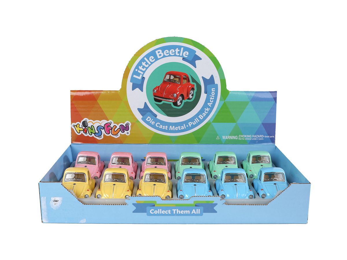 ROOST Schlüsselanhänger VW Beetle 520397 pull back, assortiert (8713219527160)